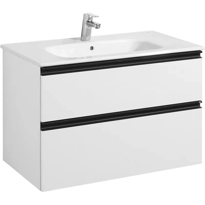 Мебель для ванной комнаты Roca Domi 80 белый глянец