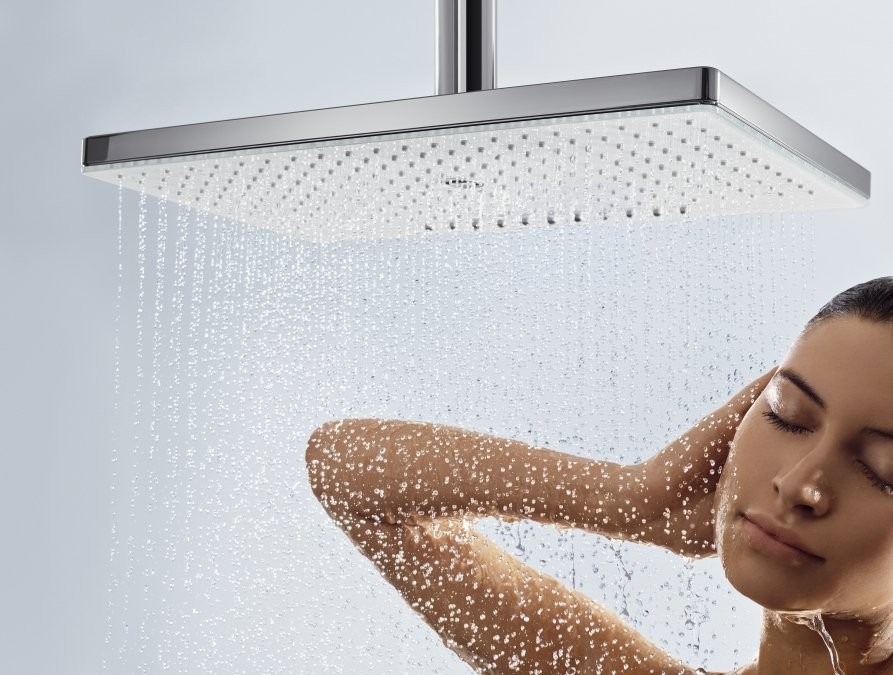Верхний душ Hansgrohe Rainmaker Select 460 24002400 С ВНУТРЕННЕЙ ЧАСТЬЮ, белый, хром