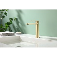 Смеситель для раковины Raglo R10.10.03, золотой сатин Смеситель для раковины Raglo R10.10.03, золотой сатин