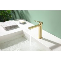 Смеситель для раковины Raglo R10.10.03, золотой сатин Смеситель для раковины Raglo R10.10.03, золотой сатин