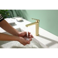 Смеситель для раковины Raglo R10.10.03, золотой сатин Смеситель для раковины Raglo R10.10.03, золотой сатин