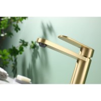 Смеситель для раковины Raglo R10.10.03, золотой сатин Смеситель для раковины Raglo R10.10.03, золотой сатин