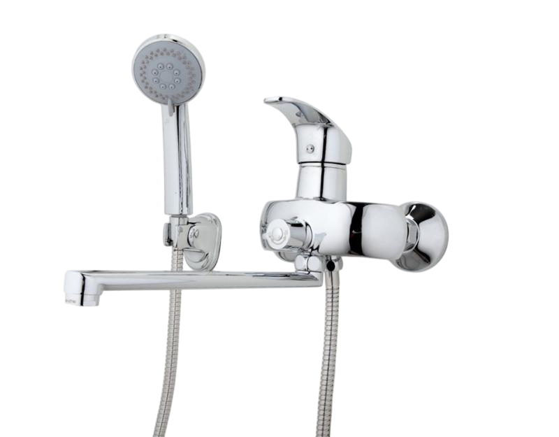 Смеситель с длинным изливом для ванны Frap H21 F2221 хром