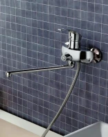 Смеситель с длинным изливом для ванны Frap H21 F2221 хром