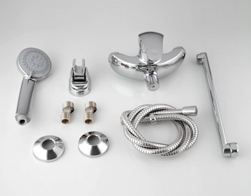 Смеситель с длинным изливом для ванны Frap H21 F2221 хром