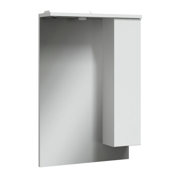 Зеркало-шкаф Belux Мадейра 55 глянцевый белый