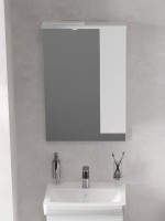 Зеркало-шкаф Belux Мадейра 55 глянцевый белый Зеркало-шкаф Belux Мадейра 55 глянцевый белый