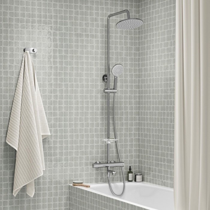 Душевая стойка IDDIS Kero KERSBSTi06 глянцевый хром