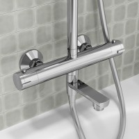 Душевая стойка IDDIS Kero KERSBSTi06 глянцевый хром