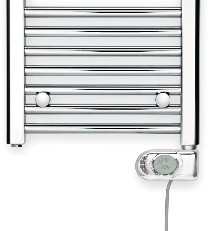 Полотенцесушитель электрический Zehnder Aura PBECZ-120-050/MQ CR 120x50 хром