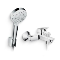Душевой комплект Смеситель Hansgrohe Logis 71400000 + Гарнитур Crometta Vario 26692400 1,6 м