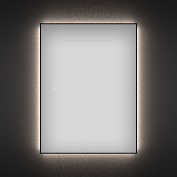 Зеркало Wellsee 7 Rays’ Spectrum 70х120 с подсветкой, черное