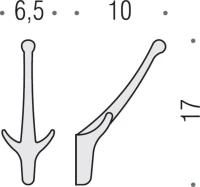 Крючок Colombo Design Appenditutto AM27Hook2.000 Крючок Colombo Design Appenditutto AM27Hook2.000