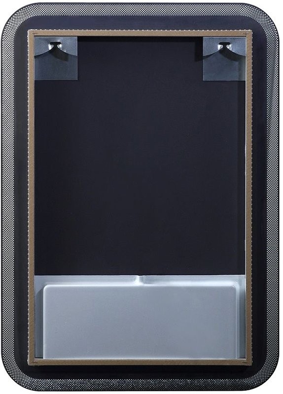 Зеркало Art&Max Messina AM-Mes-600-800-DS-F 60х80 белое, с LED-подсветкой, 6000К