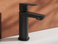 Смеситель для раковины Ravak Life LF 012.20BL матовый черный