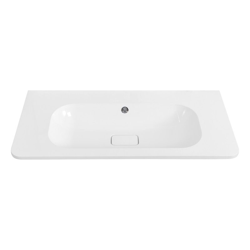 Тумба с раковиной Cezares Relax 100 подвесная, 2 ящика, брашированное золото