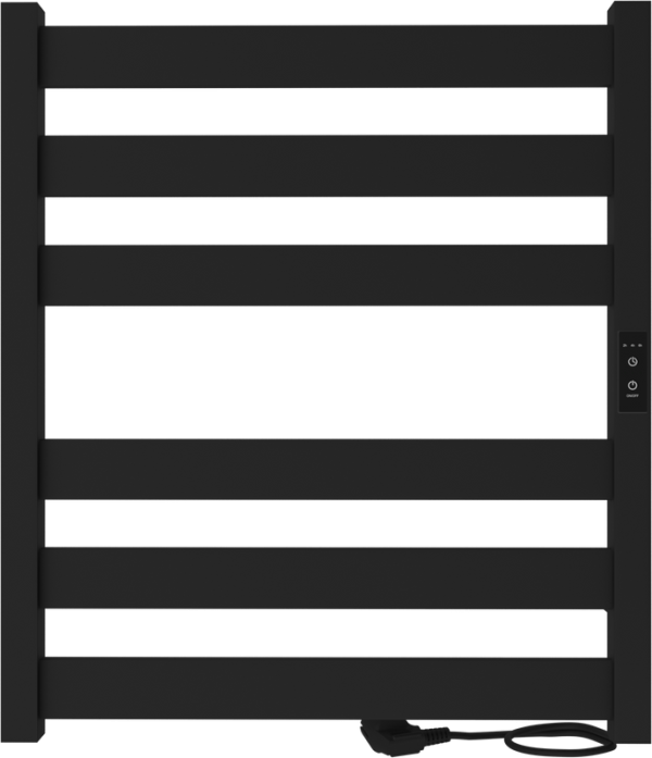 Полотенцесушитель электрический Indigo Oktava Slim 5 LСLOKS5E60-50BRRt черный муар