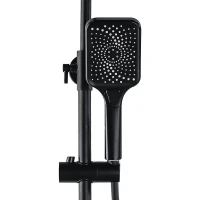 Душевая стойка AZARIO Arizona Square AZ-20BS черный Душевая стойка AZARIO Arizona Square AZ-20BS черный