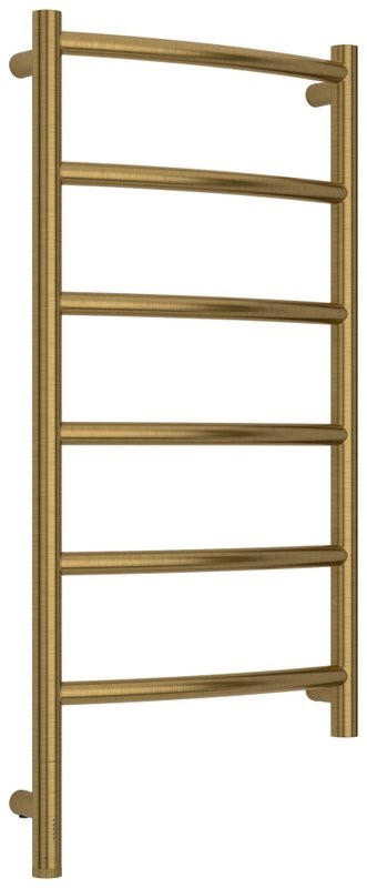 Полотенцесушитель электрический Сунержа Галант 3.1 051-6000-8040 90x45 см, подключение слева, состаренная латунь, лесенка