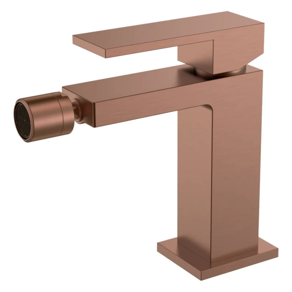 Смеситель для биде Boheme Qubic 476-BRB brushed brobnze