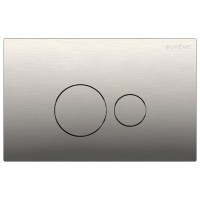 Кнопка смыва для унитаза Boheme 668-NB пластик, цвет брашированный никель Кнопка смыва для унитаза Boheme 668-NB пластик, цвет брашированный никель