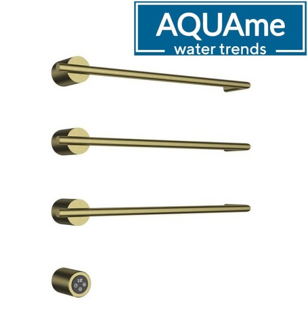 Полотенцесушитель электрический AQUAme встраиваемый c терморегуляторм AQM3143BG