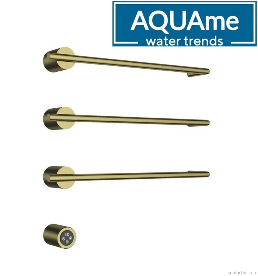 Полотенцесушитель электрический AQUAme встраиваемый c терморегуляторм AQM3143BG