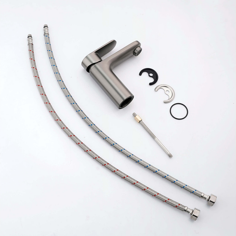 Смеситель для раковины AQUATEK Ника AQ1810BGM оружейная сталь