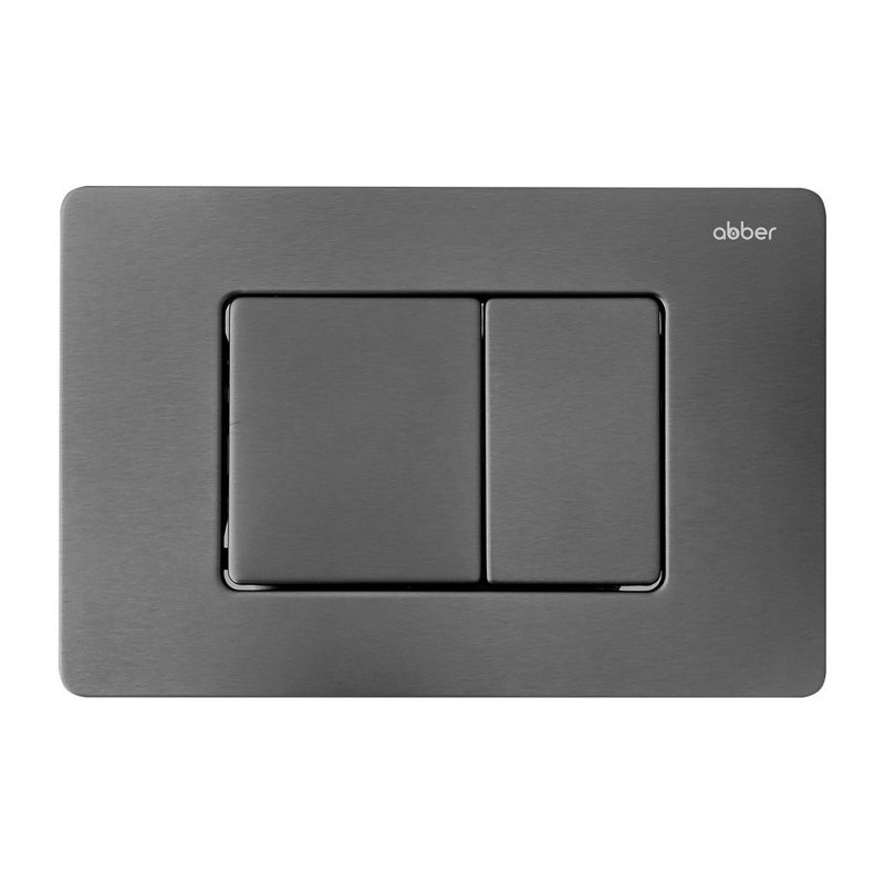 Кнопка смыва для унитаза Abber AC0120NG нержавеющая сталь, цвет никель