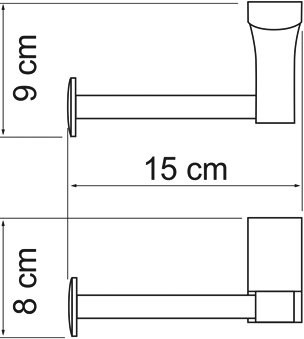 Держатель туалетной бумаги Wasserkraft Leine White K-5096White