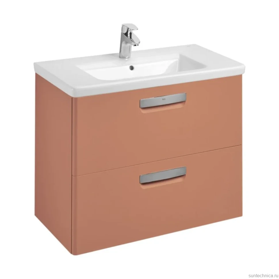Тумба с раковиной Roca The Gap Original 80 терракота