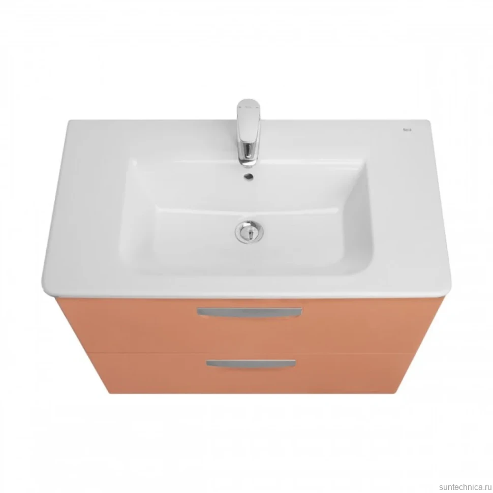 Тумба с раковиной Roca The Gap Original 80 терракота