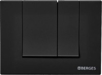 Кнопка смыва Berges Novum S5 чёрный, матовый