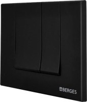 Кнопка смыва Berges Novum S5 чёрный, матовый