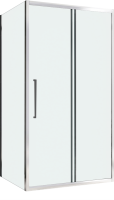 Душевой уголок Abber Schwarzer Diamant AG30160H-S70 160х70, профиль хром, стекло прозрачное