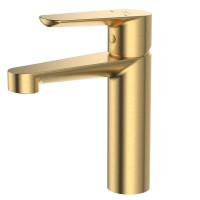 Смеситель для раковины D&K Bayern.München DA1562107 матовое золото Смеситель для раковины D&K Bayern.München DA1562107 матовое золото