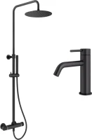 Комплект для ванной Plumberia Selection Ixo KITXO6302NO53 черный матовый