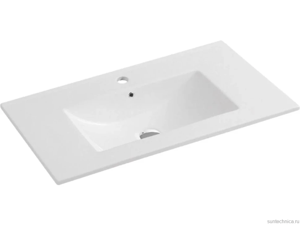 Мебель для ванной комнаты Vincea Mia 80 белая глянцевая, раковина VBS-13980