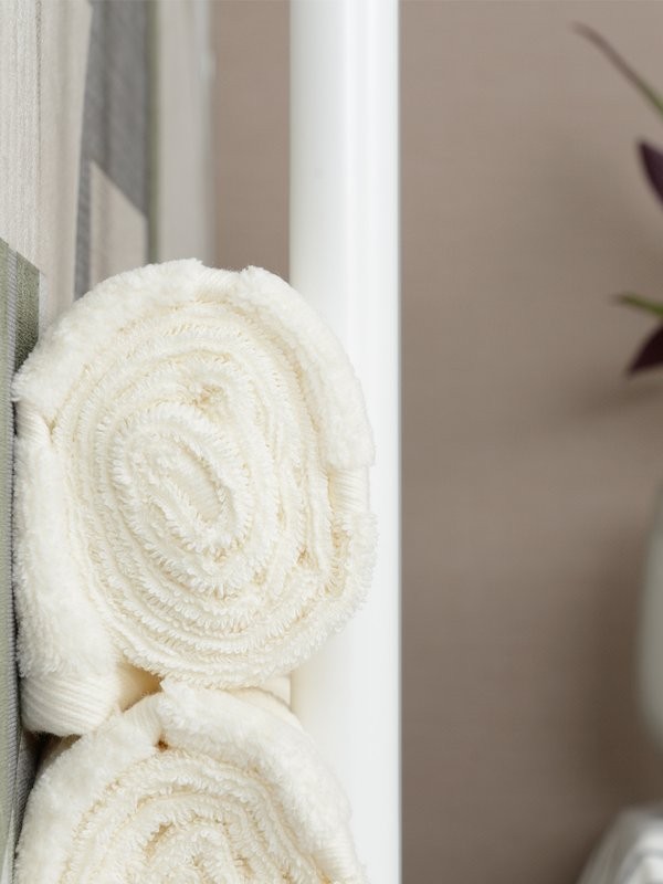 Полотенцесушитель электрический Сунержа Локон 30-0888-1612 160x10 см, подключение слева, скрытое подключение слева, матовый белый, I-образный