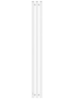 Полотенцесушитель электрический Сунержа Вердикт 4.0 30-0852-1210 120x15 см, подключение слева, скрытое подключение слева, матовый белый, I-образный