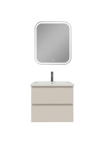 Мебель для ванной комнаты SanStar Riana 60 подвесная, cappuccino, раковина Como 60