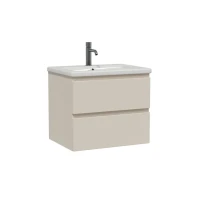 Мебель для ванной комнаты SanStar Riana 60 подвесная, cappuccino, раковина Como 60