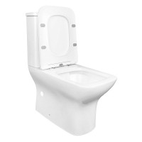 Унитаз-компакт напольный AZARIO Fresco AZ-8302 глянцевый белый