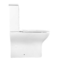 Унитаз-компакт напольный AZARIO Fresco AZ-8302 глянцевый белый