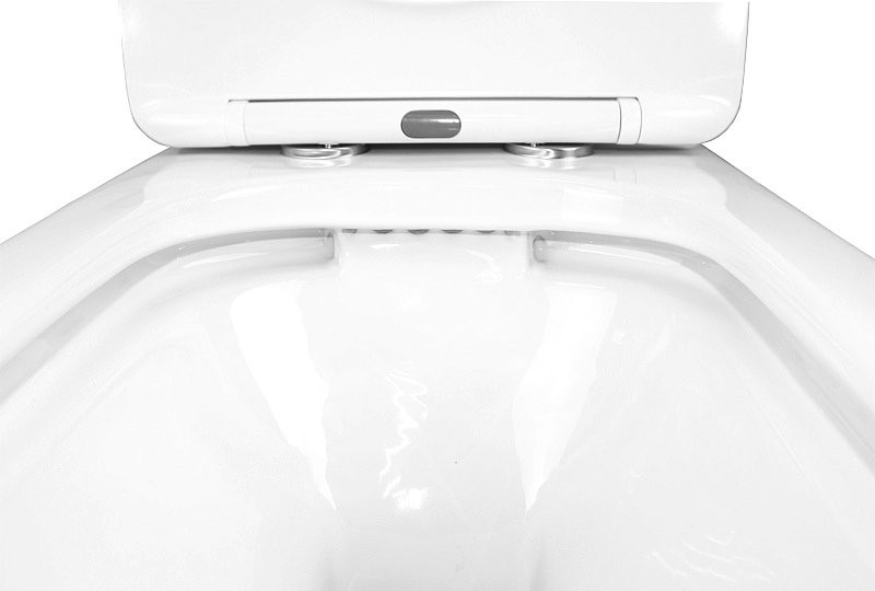 Унитаз-компакт напольный AZARIO Fresco AZ-8302 глянцевый белый