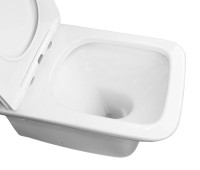 Унитаз-компакт напольный AZARIO Fresco AZ-8302 глянцевый белый