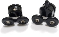 Душевой уголок Abber Schwarzer Diamant AG30100BH-S80B-S80B 100x80, профиль черный,  стекло прозрачное