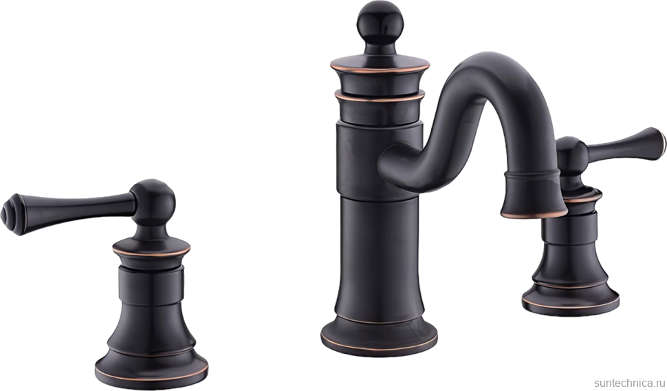 Смеситель для раковины Timo Adelia 6021/04F black antique