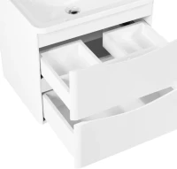 Тумба с раковиной BelBagno Acqua 60 подвесная, bianco lucido