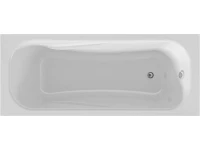 Акриловая ванна 1MarKa Classic A Премиум 150x70 см, пристенная, белая, с каркасом, с экраном, со сливом-переливом